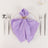 5 Pack Lavender Lilac Premium Scuba Cloth Napkins, Wrinkle-Free Reusable Dinner Napkins