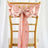 5 pack - 6"x106" Dusty Rose Satin Chair Sashes
