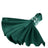 5 Pack Satin Napkins 20"x20" Hunter Emerald Green - Soft Reusable Cloth Napkins