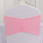 5 Pack Pink Wide Ruffled Spandex Chair Sash Band