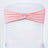 5 Pack Pink Spandex Stretch Chair Sashes Bands Heavy Duty with Two Ply Spandex - 5x12inch