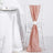 6 Inch By 106 Inch Dusty Rose Accordion Crinkle Taffeta Metallic Chair Sashes