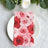 50 Pack Red Pink Floral Rose Design Paper Napkins Soft 2-Ply Elegant Garden Disposable Dinner Napkin