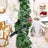 5ft | Green Real Touch Artificial Poplar Leaf Garland, Flexible Vine