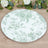 6 Pack Floral Acrylic Charger Plates in French Toile Pattern