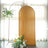 6 Feet Matte Gold Spandex Arch Cover For Round Top Backdrop Stand