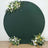 7.5ft Hunter Emerald Green Round Spandex Fit Wedding Backdrop Stand Cover
