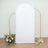 7 Feet Matte White Spandex Arch Cover For Round Top Backdrop Stand