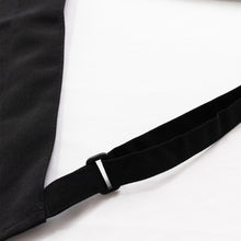 Black Premium Polyester Kitchen Chef Apron with Adjustable Neck and Long Ties