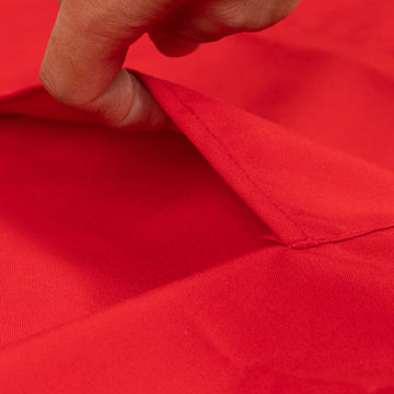 <span style="background-color:transparent;color:#000000;">Convenient Storage with Red Unisex Polyester Chef Apron</span>