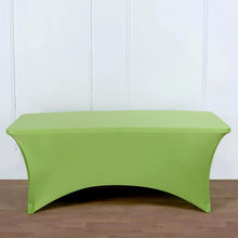 6ft Apple Green Spandex Stretch Fitted Rectangular Tablecloth