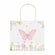 Glitter butterfly floral print