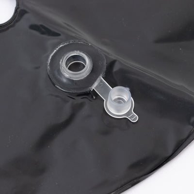 4 Pack Black Water Bags – Heavy Duty Reusable PVC Fillable Base Weights for Balloon Columns & Arch Stand Support - 14"