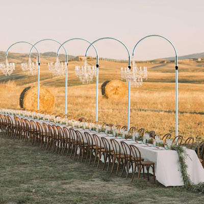 Curved Aluminum Chandelier Hanger and Coupler