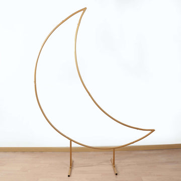 <span style="background-color:transparent;color:#111111;">Gold Metal Crescent Moon Wedding Arch Backdrop Stand</span>