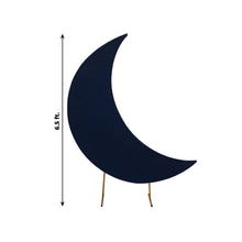 Navy Blue Spandex Crescent Moon Wedding Arch Cover Custom Stretch Fitted Chiara Backdrop Stand Cover