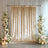 Beige Premium Smooth Velvet Backdrop Drape Curtain, Privacy Photo Booth Event Divider Panel