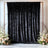 Smooth Velvet Backdrop Curtain 5x14ft Black – Premium Event Drape with Rod Pocket