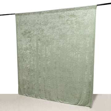 <h3 style="margin-left:0px;"><strong>Durable and Easy to Maintain Sage Green Velvet Backdrop Drape</strong>