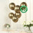 50 Pack Metallic Champagne Biodegradable Balloons, Thick Chrome Latex Party Balloons - 12"