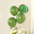 50 Pack Matte Pastel Dusty Sage Green Biodegradable Balloons, Round Eco-friendly