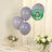 50 Pack Matte Pastel Serenity Blue Biodegradable Balloons, Round Eco-friendly