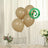50 Pack Matte Pastel Taupe Biodegradable Balloons, Round Eco-friendly