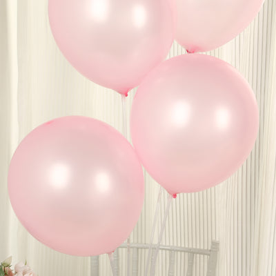 50 Pack Blush Biodegradable Balloons, Eco-friendly Thickened Extra Strong Latex Helium Party Balloons - 12"