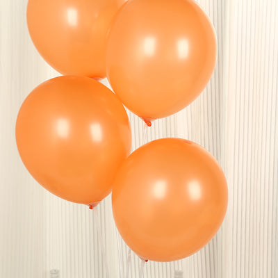 50 Pack Orange Biodegradable Balloons, Eco-friendly Thickened Extra Strong Latex Helium Party Balloons - 12"