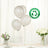 50 Pack Silver Biodegradable Balloons, Eco-friendly Thickened Extra Strong Latex Helium