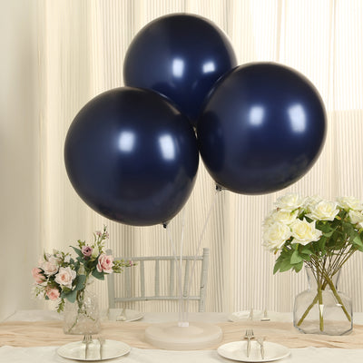 10 Pack Navy Blue Biodegradable Balloons, Eco-friendly Thickened Extra Strong Latex Helium Party Balloons - 18"