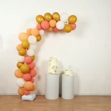 Set of 2 Free Bending White Balloon Arch Stand Kit, Half Arch Balloon Tower Columns Water Base