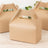 25 Pack Party Favor Gift Tote Gable Boxes, Matte Nude Candy Treat Boxes