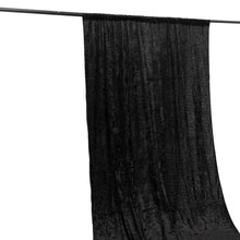 Black Premium Smooth Velvet Backdrop Drape Curtain, Privacy Photo Booth Event Divider Panel