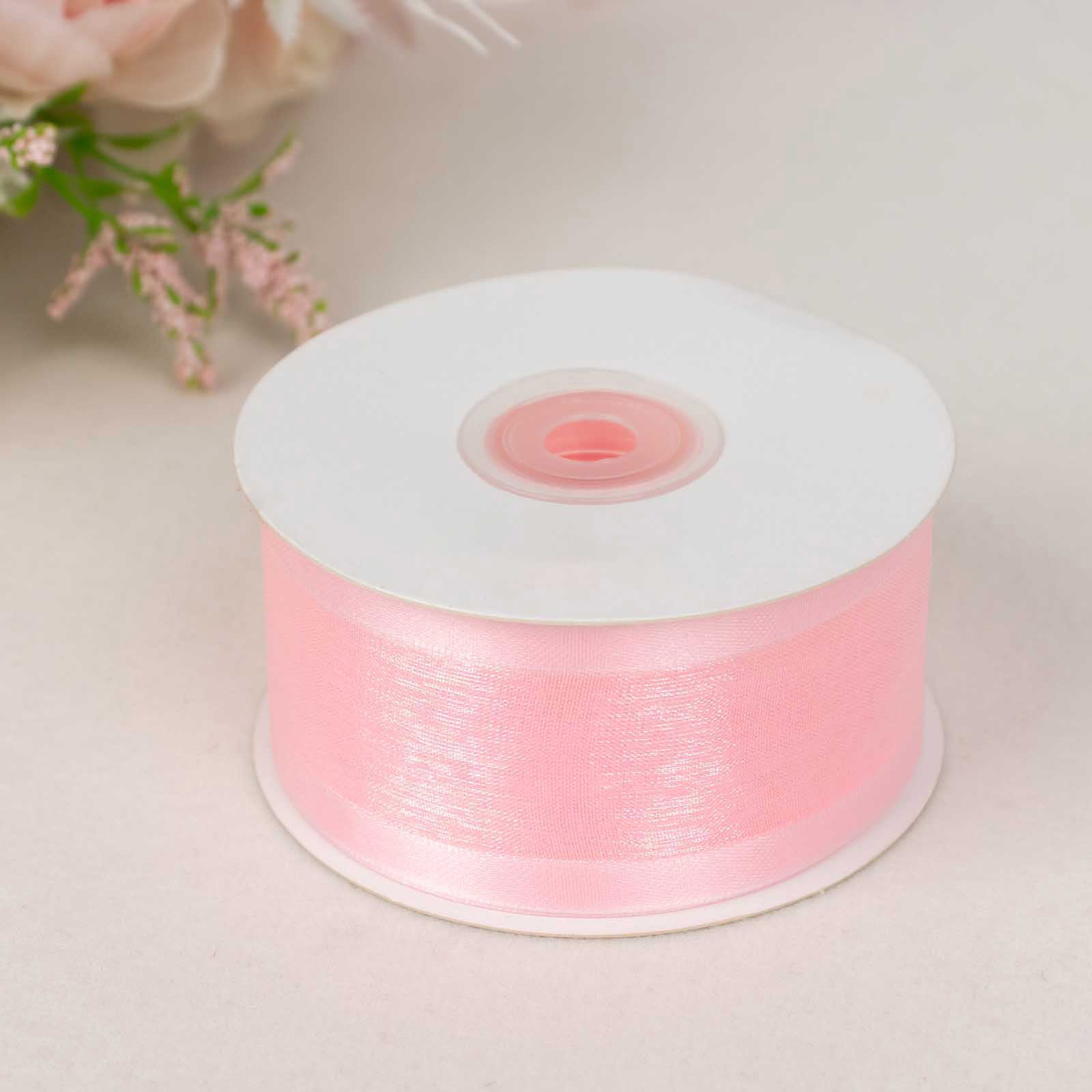 1.5 Organza Ribbon with Satin Edge - Pack of 5 Rolls