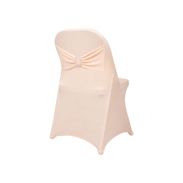 <h3 style="margin-left:0px;"><span style="background-color:transparent;color:#000000;">Sophisticated Blush Spandex Folding Slip On Chair Covers</span>