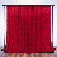 8 Feet Burgundy Premium Velvet Fabric Backdrop Drape Curtain Panel