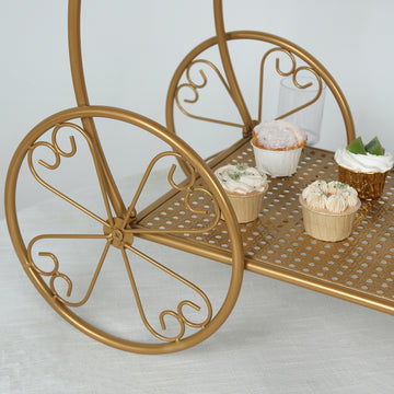 <h3 style="margin-left:0px;"><strong>Whimsical Gold Display Stand with Functional Elegance</strong>