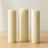 6-Pack Unscented Pillar Candles – Dripless 3x12inch Ivory Paraffin Wax