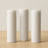 6-Pack Unscented Pillar Candles – Dripless 3x12inch White Paraffin Wax