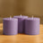 6-Pack Unscented Pillar Candles – Dripless 3x3inch Lavender Lilac Paraffin Wax with Smokeless