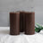 6-Pack Unscented Pillar Candles – Dripless 3x6inch Cinnamon Brown Paraffin Wax