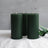 6-Pack Unscented Pillar Candles – Dripless 3x6inch Hunter Emerald Green Paraffin Wax