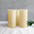 6-Pack Unscented Pillar Candles – Dripless 3x6inch Ivory Paraffin Wax