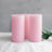 6-Pack Unscented Pillar Candles – Dripless 3x6inch Pink Paraffin Wax