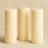 6-Pack Unscented Pillar Candles Dripless 3x9inch Ivory Paraffin Wax Smokeless