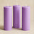 6-Pack Unscented Pillar Candles Dripless 3x9inch Lavender Lilac Paraffin Wax Smokeless