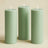 6-Pack Unscented Pillar Candles Dripless 3x9inch Sage Green Paraffin Wax Smokeless