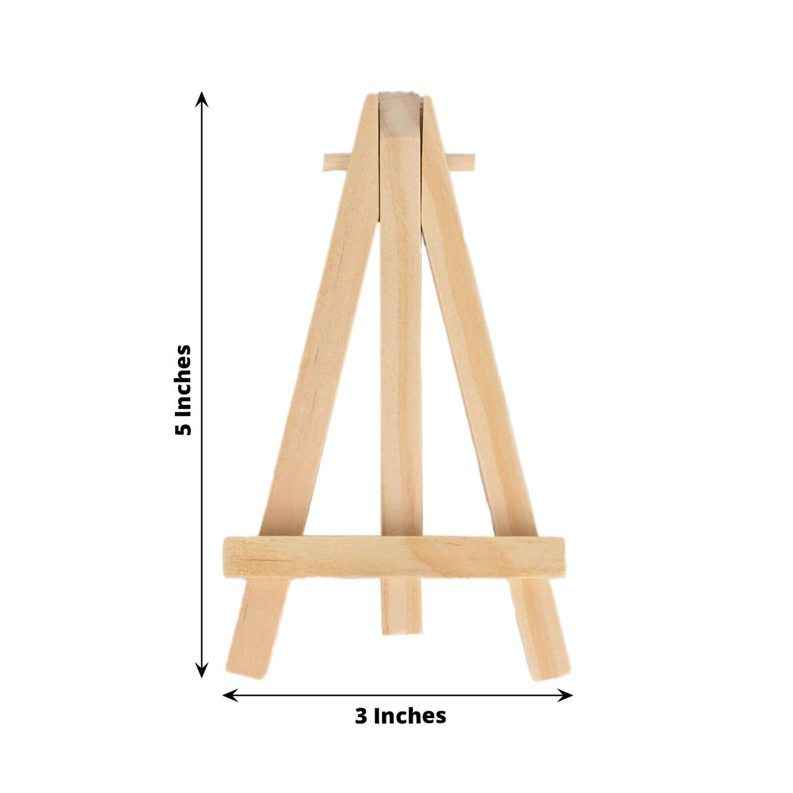 10-Pack Mini Wooden Display Easel Stands | eFavormart.com