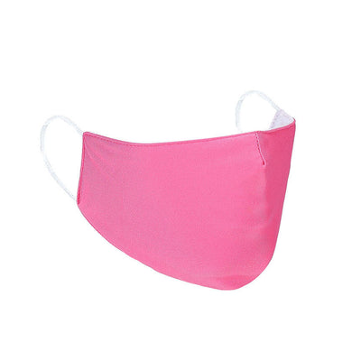 5 Pack Fuchsia Ultra Soft 100% Organic Cotton Face Masks, Reusable Fabric Masks With Soft Ear Loops 2 Ply